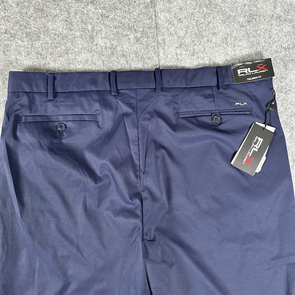 RLX Ralph Lauren Men's 40x32 Navy Performance Golf Pants Tailored Fit - Picture 3 of 11